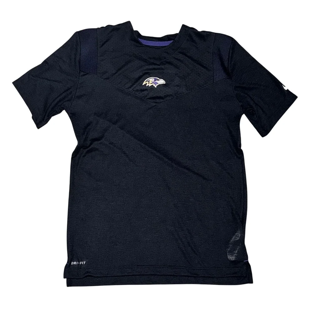 Nike Baltimore Ravens NFL Dri-FIT Coaches T-Shirt‎ Men's Medium Black $67